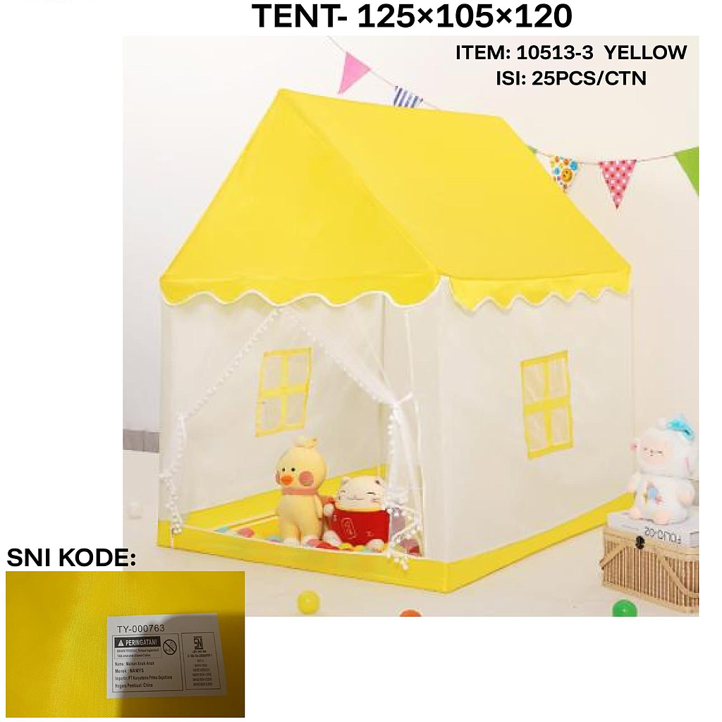 Tenda Rumah 125x105x120 cm Game Tent Tas @25