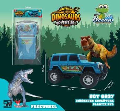 Mobil Jeep F/W Dinosaurs Adventure Ktg PVC @40
