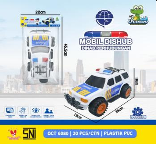 Mobil Jeep F/W Mobil Dishub Ktg PVC @30