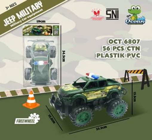 Mobil Jeep Militer F/W Jeep Miltary Ktg PVC @56