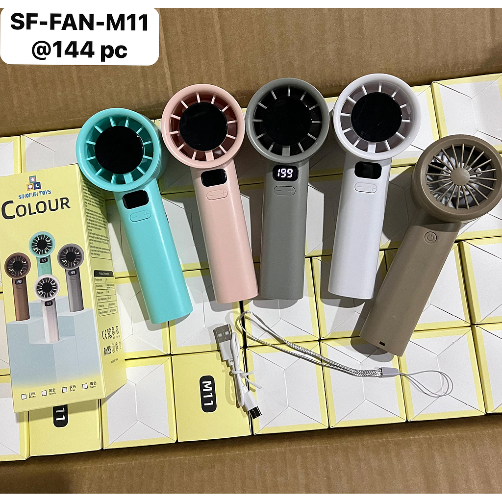 Kipas Angin Genggam Digital Sinofun Colour Box @144