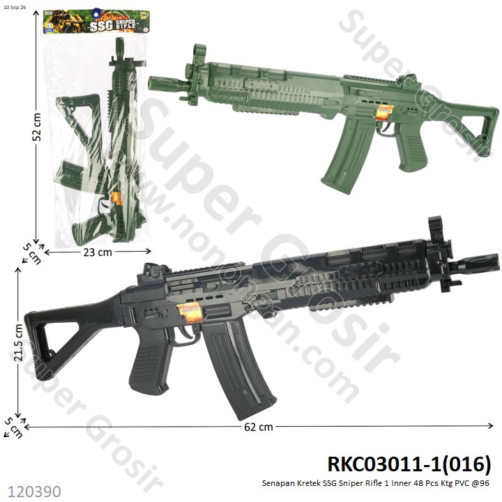 Senapan Kretek SSG Sniper Rifle 1 Inner 48 Pcs Ktg PVC @96