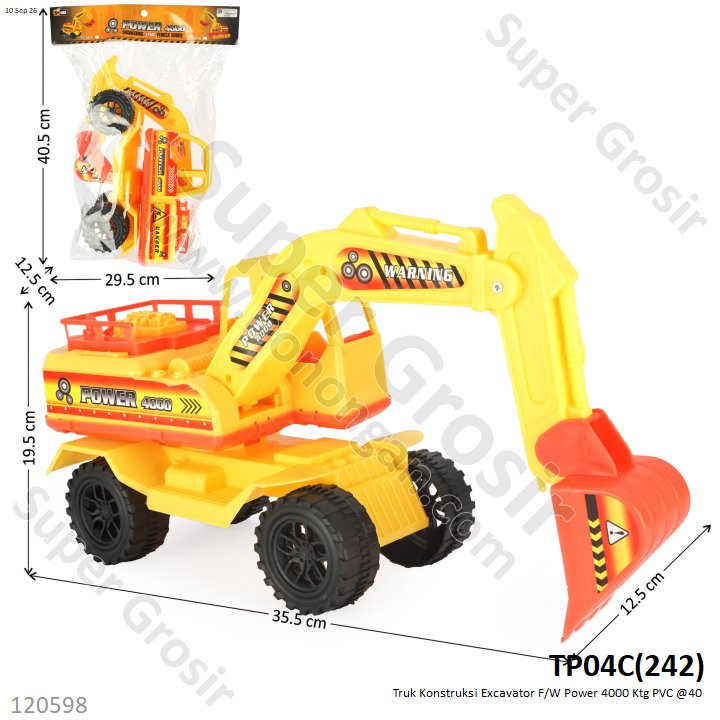 Truk Konstruksi Excavator F/W Power 4000 Ktg PVC @40