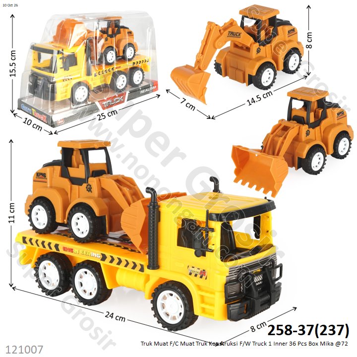 Truk Muat F/C Muat Truk Konstruksi F/W Truck 1 Inner 36 Pcs Box Mika @72