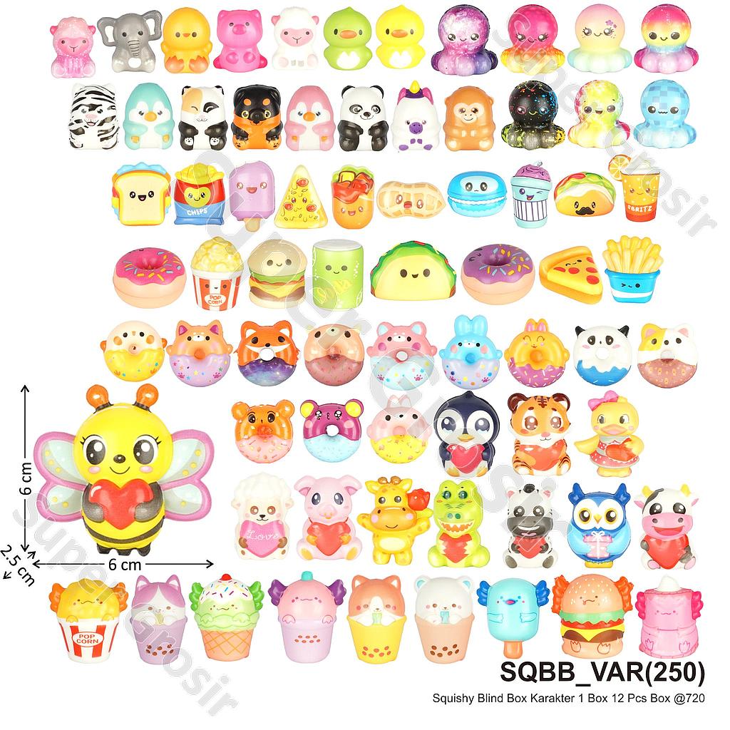 Squishy Blind Box Karakter 1 Box 12 Pcs Box @720