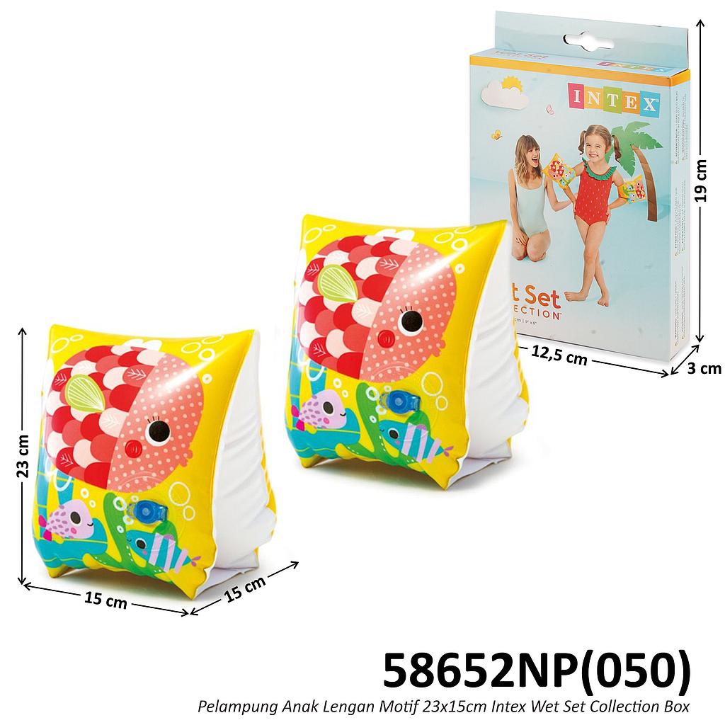 Pelampung Lengan Anak Gambar Intex 23x15 cm Wet Set Collection Box @36