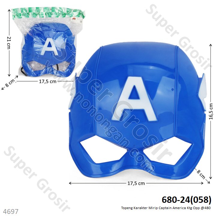 Topeng Captain America Ktg Opp @480