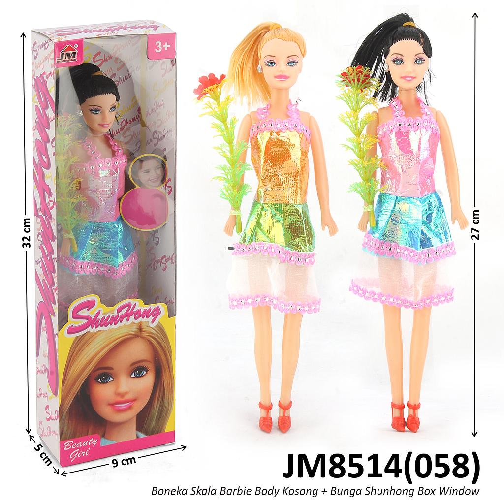 Boneka Barbie Bunga Shunhong Box Window @240