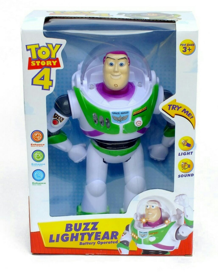 Robot Buzz Lightyear B/O Suara Lampu Box Window 
