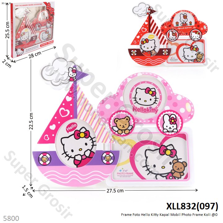 Frame Foto Hello Kitty Kapal Mobil Photo Frame Koli @0