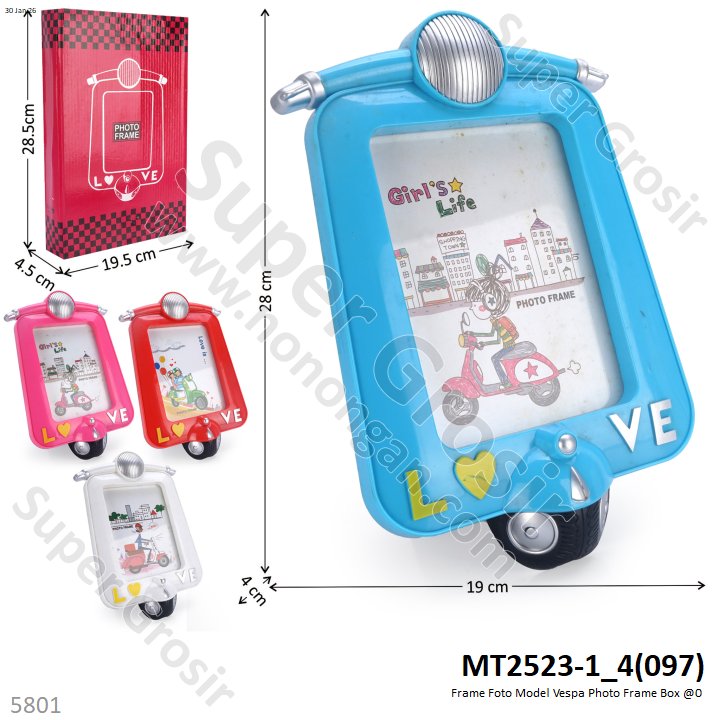 Frame Foto Model Vespa Photo Frame Box @0