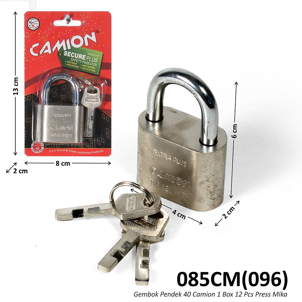 Gembok 40 Pendek Camion 1 Box 12 Pcs Press Mika @96
