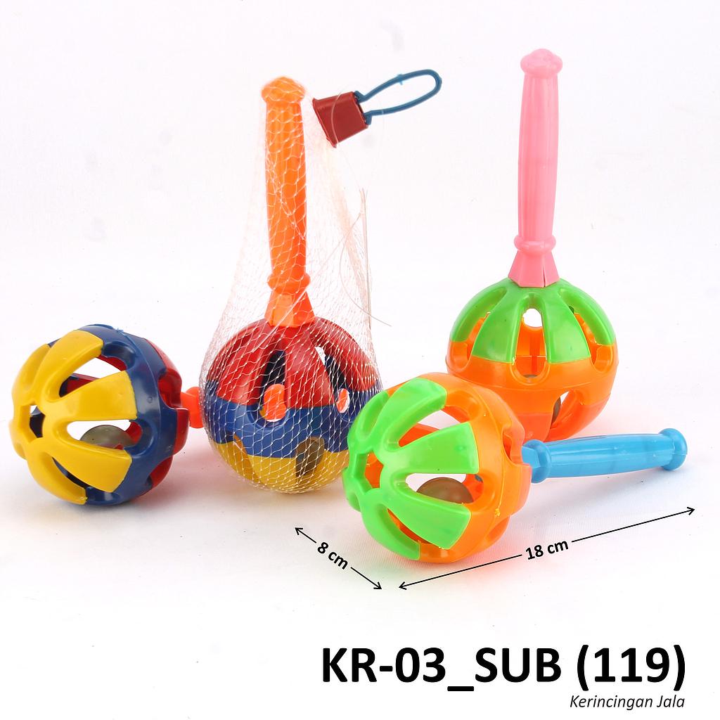 Kerincing Bola Gagang 18 cm Lovely Jala @120