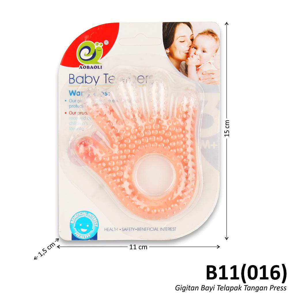 Gigitan Bayi Telapak Tangan Baby Teethers Press @336