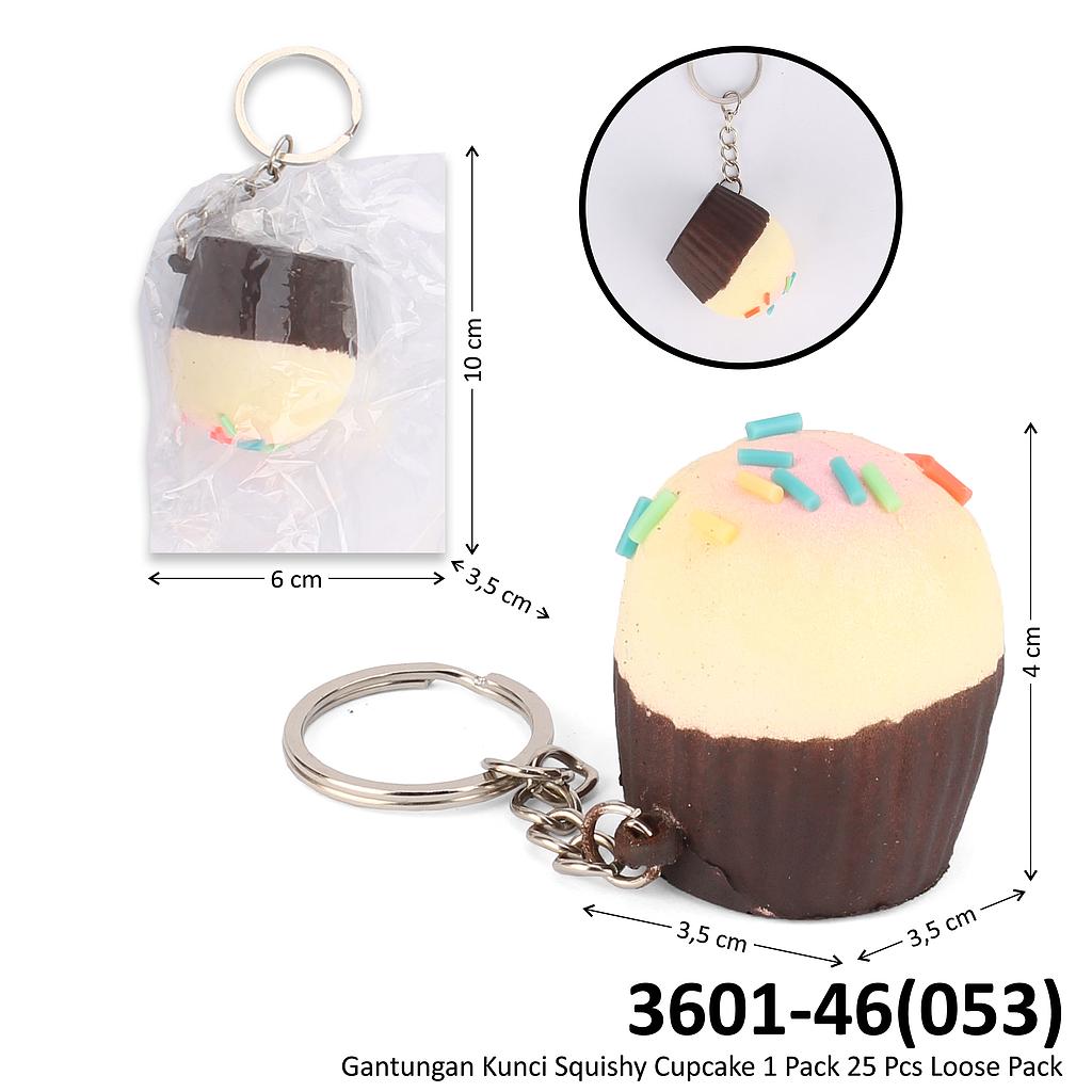 Gantungan Kunci Squishy Cupcake 1 Pack 25 Pcs Ktg Opp @1200