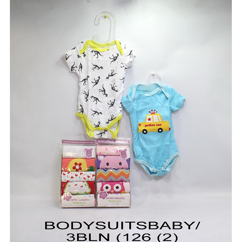 Baju Bayi Body Suits 3 Bulan Isi 5 Pcs Ktg PVC @54