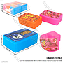 Lunch Box Gambar Karakter 780 ml LB-0007K 3 Warna 1 Pack 12 Pcs Loose Pack @288