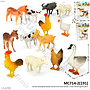 Hewan Ternak Set 6 Pcs Farm Animal MC714-2 1 Inner 60 Pcs Ktg PVC @120
