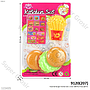 Food Set Burger dan Kentang Kitchen Set 1 Inner 288 Pcs Press @576