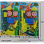 Pistol Peluru Gabus Tempel Kaca Set Target Hewan 2 Pcs dan Peluru Shooter 1 Inner 96 Pcs Press @192