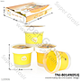 Slime Milk Pudding 1 Box 12 Pcs Cup @192