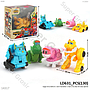 Robot Deform Gogo Dino 5 Karakter Tranformer 1 Ikat 5 Pcs Box Window @240
