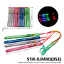 Mainan Tongkat Lampu Stick Jumbo 12 Pcs B/O Lampu 1 Inner 50 Pcs Pack Plastik @100