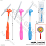 Mainan Tongkat Lampu Kipas Musik B/O Musik Lampu Toys 1 Inner 180 Pcs Ktg Opp @360