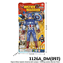 Action Figure Captain America Tameng B/O Lampu Justice Warrior Press @720