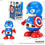 Robot Dance Captain America B/O Musik Lampu Civil War Box @72