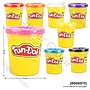 Fun-Doh Refill 250 mix Tabung @42