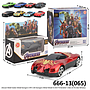 Diecast Mobil Sedan Avengers Skala Hot Wheels 1:64 F/W Metal Model D-2417 8 Karakter 1 Box 24 Pcs Box Window @864