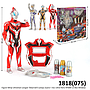 Figure Ultraman Set Acc Lengan dan Kaki Tekuk B/O Suara Lampu Ultra Hero HF000-13 Box Window @36