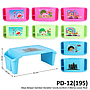 Meja Belajar Anak Karakter 52x26,5x19 cm Loose Pack @32