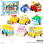 Mobil Robocar Poli 8 Pcs P/B Popular Box Window @84