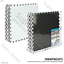 Matras Puzzle Lantai Hitam Putih 8 Pcs 30x30 cm 1 cm Edumats Ktg Shrink @30