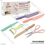 Pisau Set 6 Pcs Kitchen Knife Box @100