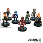 Action Figure Avengers 8 Cm 1 Set 7 Karakter Ktg 